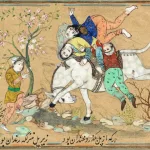 Akefeh von Koerber: Courtship, Persian miniature