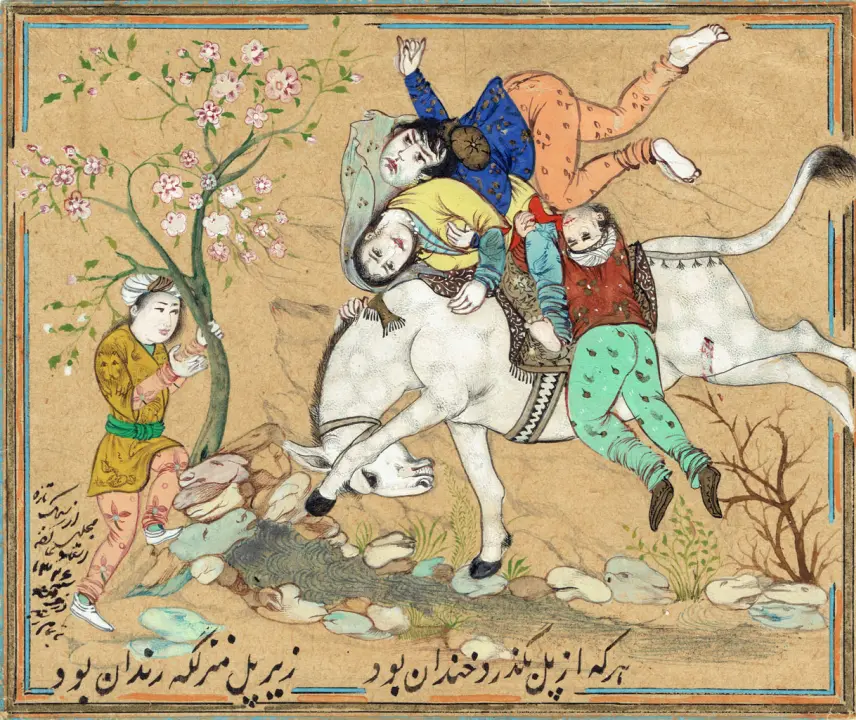 Akefeh von Koerber: Cortejo, miniatura persa
